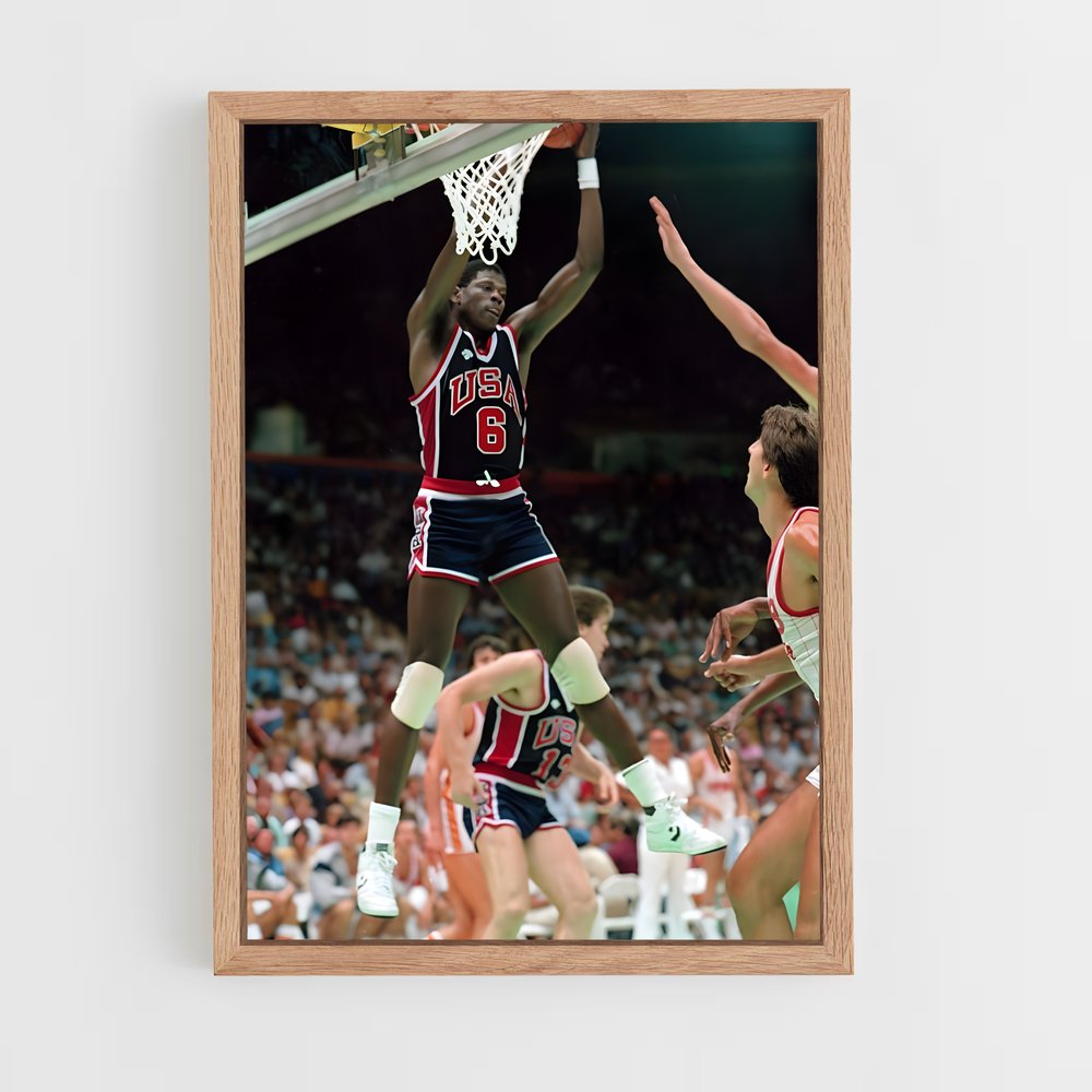Poster Patrick ewing – affiche Basketball (vue 4)